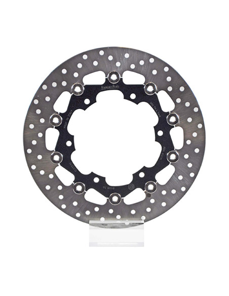 brembo front floating brake disc gold for yamaha xvs a drag star classic 01 06