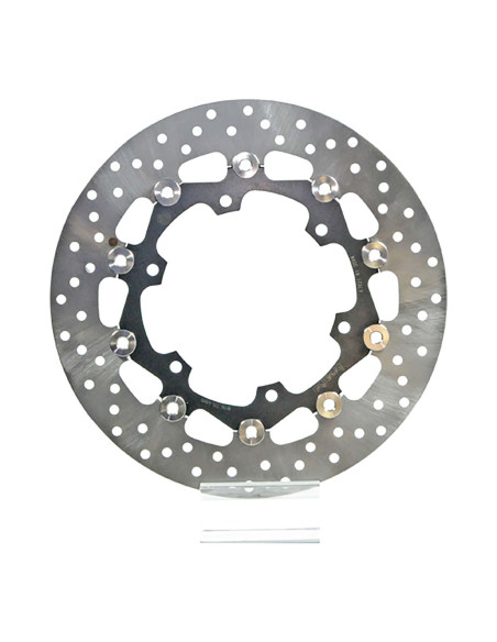 brembo front floating brake disc gold for yamaha xvs a midnight star 07 16