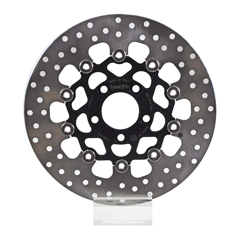 brembo floating brake disc rear gold for harley d flstc heritage softail classic 13 15