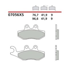 BREMBO FRONT BRAKE PADS KIT APRILIA SPORTCITY ONE 125 08-12-COD. 07056XS