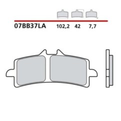 KIT DE PLAQUETTES DE FREIN AVANT BREMBO APRILIA TUONO V4 USINE RR 17-20-COD. 07BB37LA