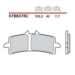 BREMBO KIT PASTIGLIE FRENO ANTERIORE BMW HP2 SPORT 1200 08-11