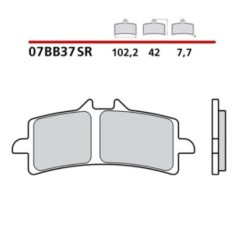 KIT DE PLAQUETTES DE FREIN AVANT BREMBO BMW HP2 SPORT 1200 08-11-COD. 07BB37SR