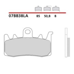 KIT DE PLAQUETTES DE FREIN AVANT BREMBO FANTIC MOTEUR CABALLERO 500 17-18-COD. 07BB38LA