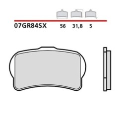 BREMBO FRONT BRAKE PADS KIT GAS GAS TXT FACTORY REPLICA 13-14-COD. 07GR84SX