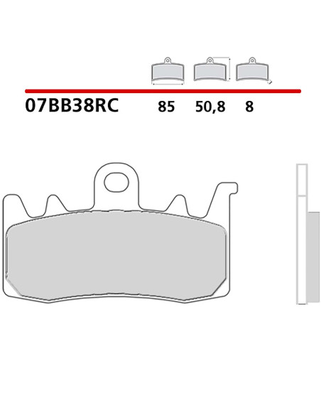 brembo front brake pad kit fits harley d pan america 1250 20 21 07bb38rc