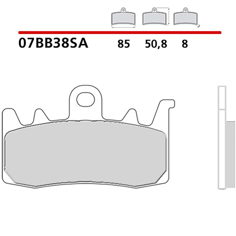 brembo front brake pad kit fits harley d pan america 1250 20 21 07bb38sa
