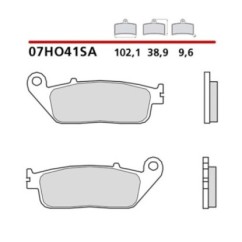 BREMBO FRONT BRAKE PADS KIT HONDA CMX REBEL ABS 500 17-19-COD. 07HO41SA