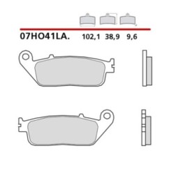 BREMBO FRONT BRAKE PADS KIT HONDA CTX ABS DCT 700 14-16-COD. 07HO41LA