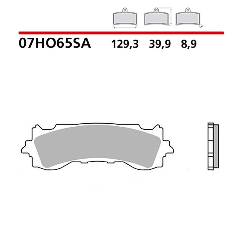 BREMBO FRONT BRAKE PADS KIT HONDA GOLD WING ABS DCT 18-20-COD. 07HO65SA