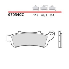 BREMBO FRONT BRAKE PADS KIT HONDA PHANTHEON 150 98-06-COD. 07034