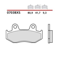 BREMBO FRONT BRAKE PADS KIT HONDA SH125i SPORT SPECIAL 05-08-COD. 07038XS