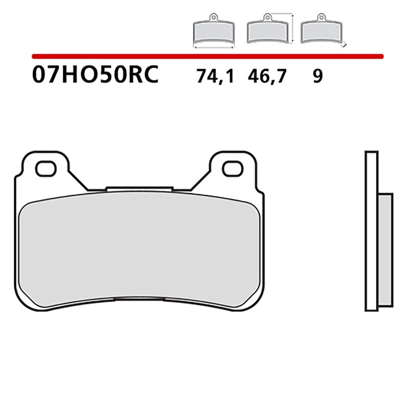 BREMBO FRONT BRAKE PADS KIT HONDA VFR