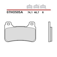 KIT DE PASTILLAS DE FRENO DELANTERO BREMBO HONDA VFR