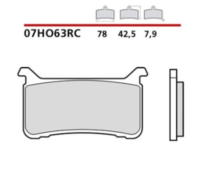 BREMBO VORDERRADBREMSBELAGE-KIT HONDA VFR