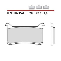 BREMBO FRONT BRAKE PADS KIT HONDA VFR