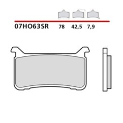 KIT DE PLAQUETTES DE FREIN AVANT BREMBO HONDA VFR