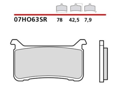 BREMBO FRONT BRAKE PADS KIT HONDA VFR