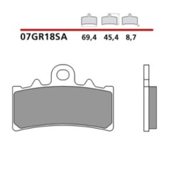 BREMBO FRONT BRAKE PADS KIT HUSQVARNA SVARTPILEN 250 20-20-COD. 07GR18SA