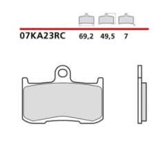 KIT DE PLAQUETTES DE FREIN AVANT BREMBO CHEF INDIEN DARK HORSE 19-20-COD. 07KA23RC