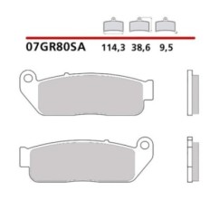 BREMBO FRONT BRAKE PADS KIT INDIAN SCOUT SIXTY 1000 2016-COD. 07GR80SA