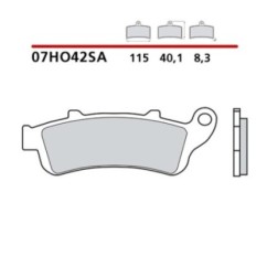 KIT DE PLAQUETTES DE FREIN AVANT BREMBO KAWASAKI EN VULCAN S 650 ABS 15-22-07HO42SA