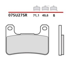 BREMBO FRONT BRAKE PADS KIT KAWASAKI H2 SE NINJA 1000 18-20-COD. 07SU27SR