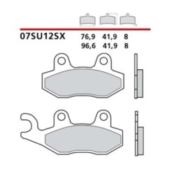 KIT DE PASTILLAS DE FRENO DELANTERO BREMBO KAWASAKI KLX D-TRACKER 125 10-14-COD. 07SU12SX