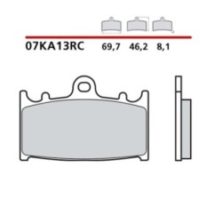 KIT DE PASTILLAS DE FRENO DELANTERO BREMBO KAWASAKI KLZ VERSYS 1000 12-14-COD. 07KA13RC