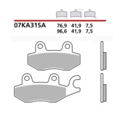 BREMBO FRONT BRAKE PADS KIT KAWASAKI NINJA 300 ABS 13-16-COD. 07KA31SA