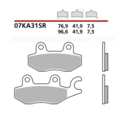 BREMBO FRONT BRAKE PADS KIT KAWASAKI NINJA 300 ABS 13-16-COD. 07KA31SR