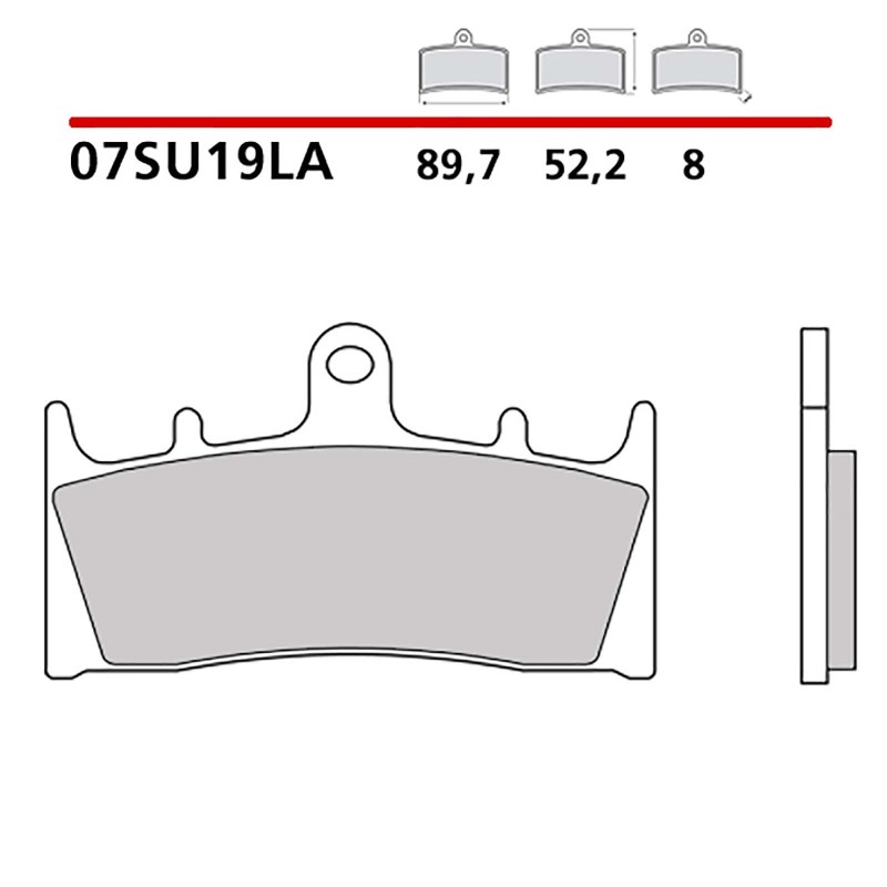 BREMBO FRONT BRAKE PADS KIT KAWASAKI VN MEAN STREAK 02-03-07SU19LA