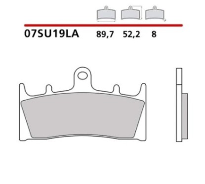 BREMBO FRONT BRAKE PADS KIT KAWASAKI VN MEAN STREAK 02-03-07SU19LA