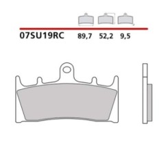 BREMBO FRONT BRAKE PADS KIT KAWASAKI VN MEAN STREAK 02-03-07SU19RC