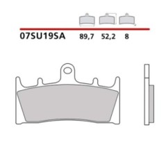 BREMBO FRONT BRAKE PADS KIT KAWASAKI VN MEAN STREAK 02-03-07SU19SA