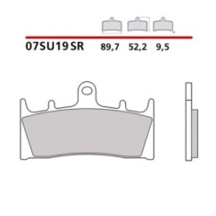 BREMBO FRONT BRAKE PADS KIT KAWASAKI VN MEAN STREAK 02-03-07SU19SR