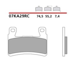 BREMBO FRONT BRAKE PADS KIT KAWASAKI ZX-6R ABS 636 13-16-COD. 07KA29RC