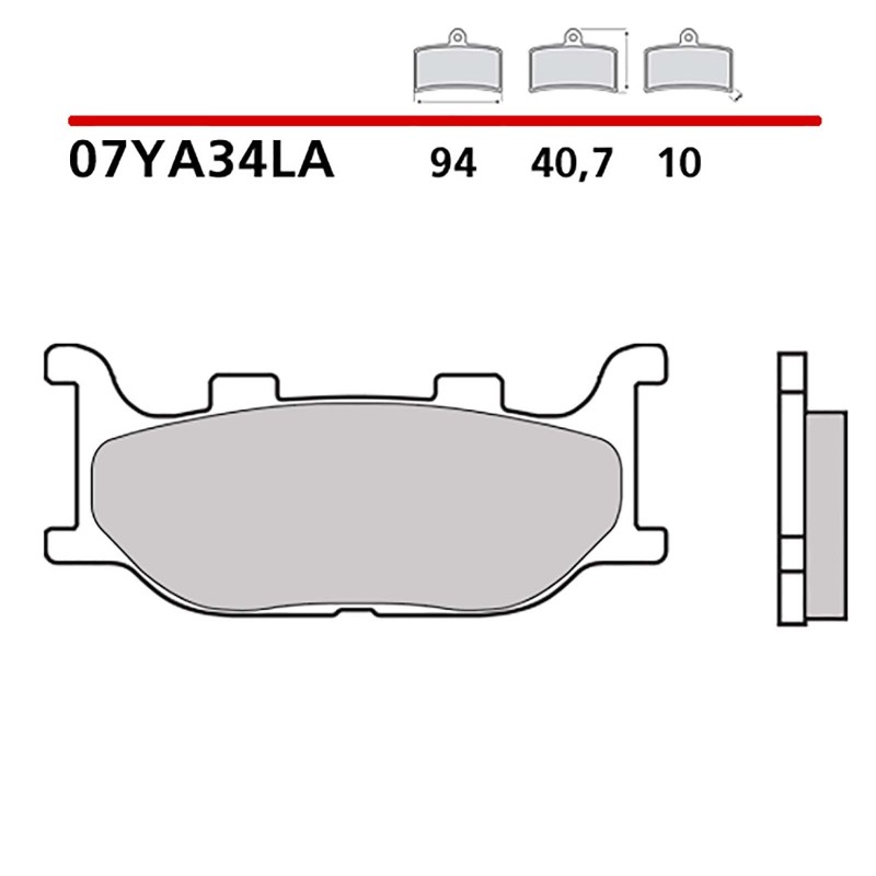 BREMBO FRONT BRAKE PADS KIT KEEWAY SUPER SHADOW 250 06-08-COD. 07YA34LA