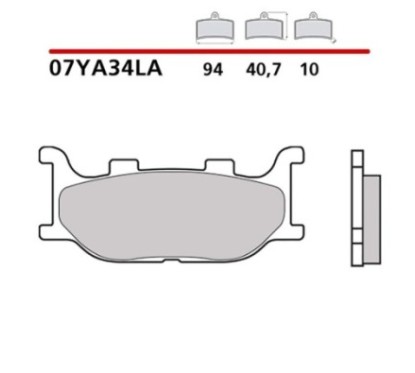 BREMBO FRONT BRAKE PADS KIT KEEWAY SUPER SHADOW 250 06-08-COD. 07YA34LA