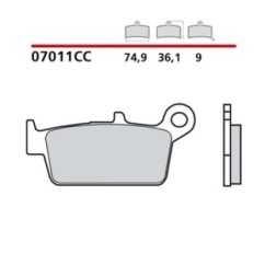 BREMBO FRONT BRAKE PADS KIT KYMCO COBRA EXCLUSIVE 50 01-06-COD. 07011