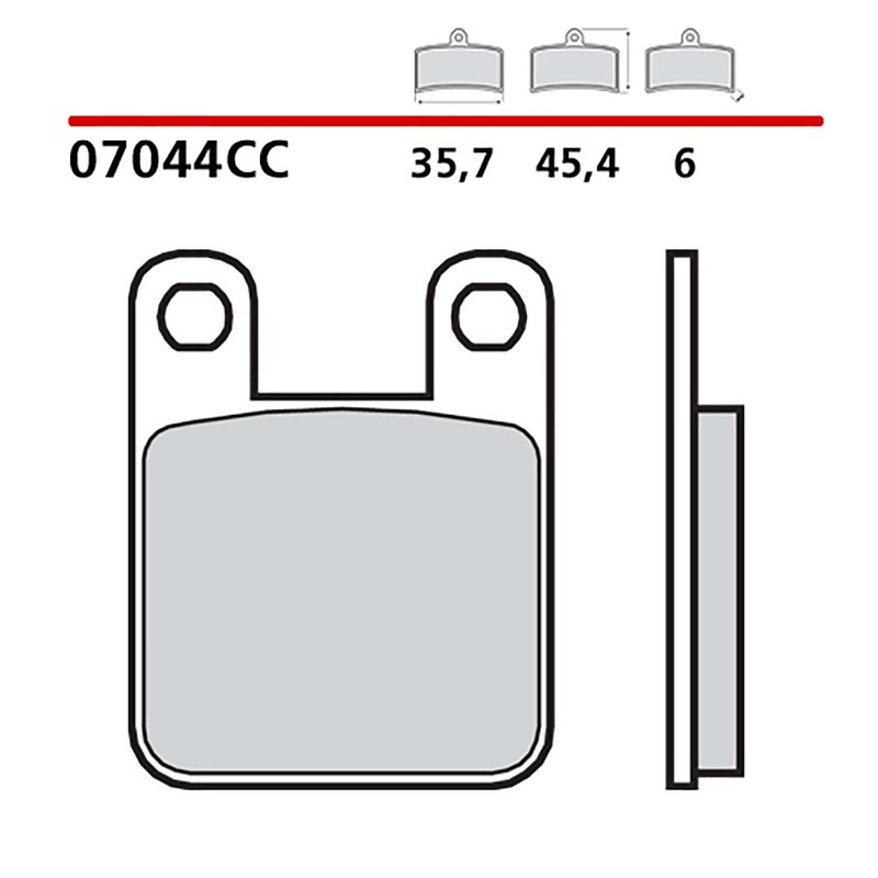 BREMBO FRONT BRAKE PADS KIT PEUGEOT BLASTER ICEBLADE 50 10-12-COD. 07044