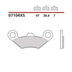 KIT DE PASTILLAS DE FRENO DELANTERO BREMBO PEUGEOT METROPOLIS ACTIVO 400 17-18-07104XS