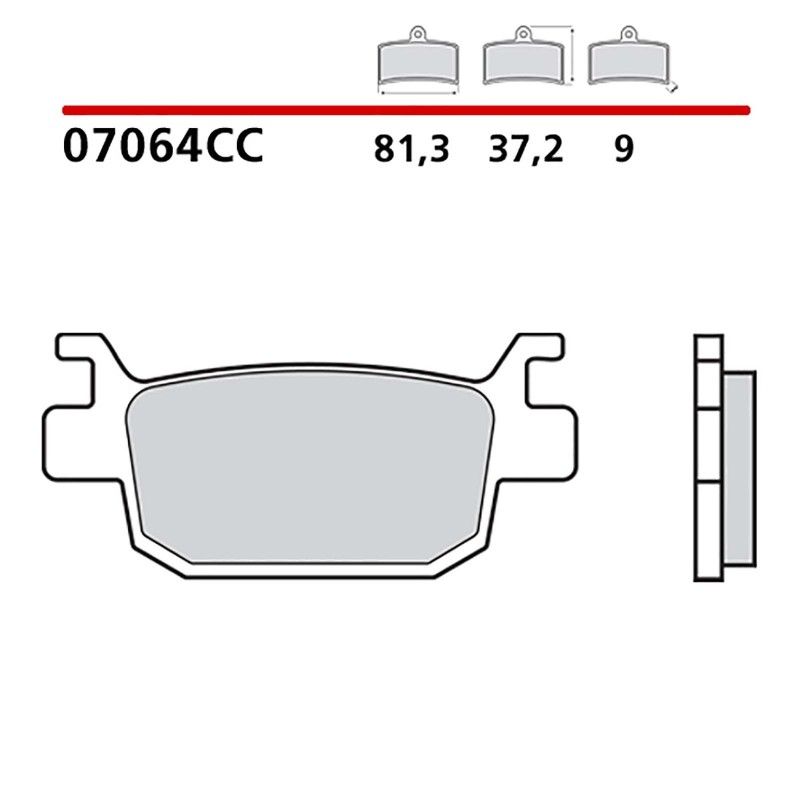 BREMBO KIT PASTIGLIE FRENO ANTERIORE PEUGEOT METROPOLIS ALLURE 400 17-19