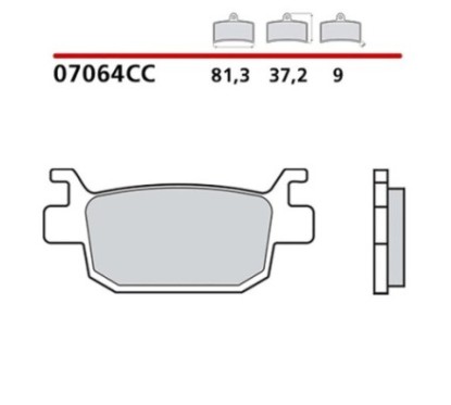 KIT DE PASTILLAS DE FRENO DELANTERO BREMBO PEUGEOT METROPOLIS ENCANTO 400 17-19-07064