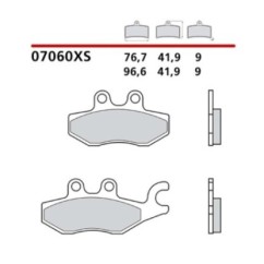 BREMBO FRONT BRAKE PADS KIT PIAGGIO X9 EVOLUTION 125 05-06-COD. 07060XS