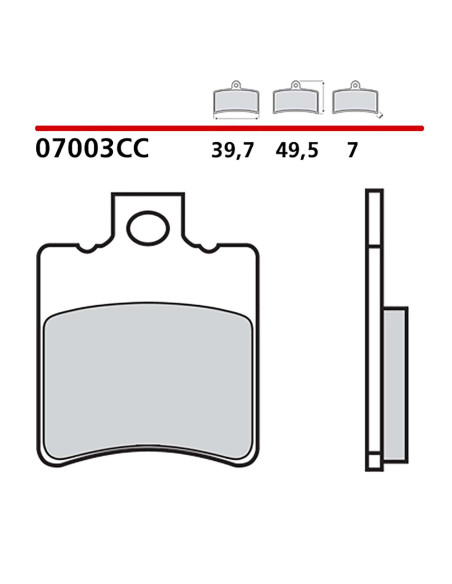brembo kit pastiglie freno ant monta su aprilia area 51 98 02 07003