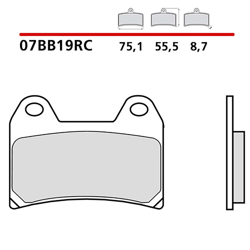 brembo kit pastiglie freno ant monta su aprilia dorsoduro 1200 11 15 07bb19rc