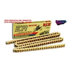 DID CHAIN 520ERV3 +2 LINKS COMPARED TO THE ORIGINAL APRILIA Caponord Rally (VKB000 VKB001) 1200 15-16 GOLD GOLD