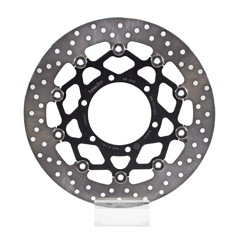 brembo front floating brake disc gold for suzuki gsx r600 11 16