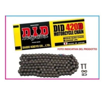 DID-KETTE 420D +2 LINKS BETA RR Enduro AM6 FE E2 50 05-06 B B 128 LINKS